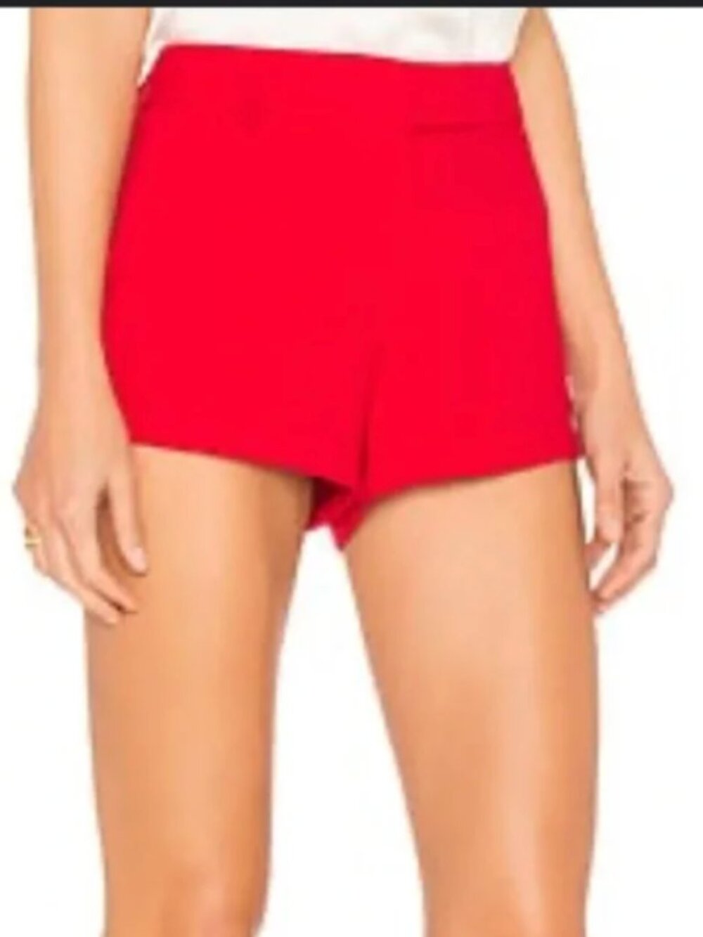 Amanda Uprichard Women’s Red Shorts Size Small